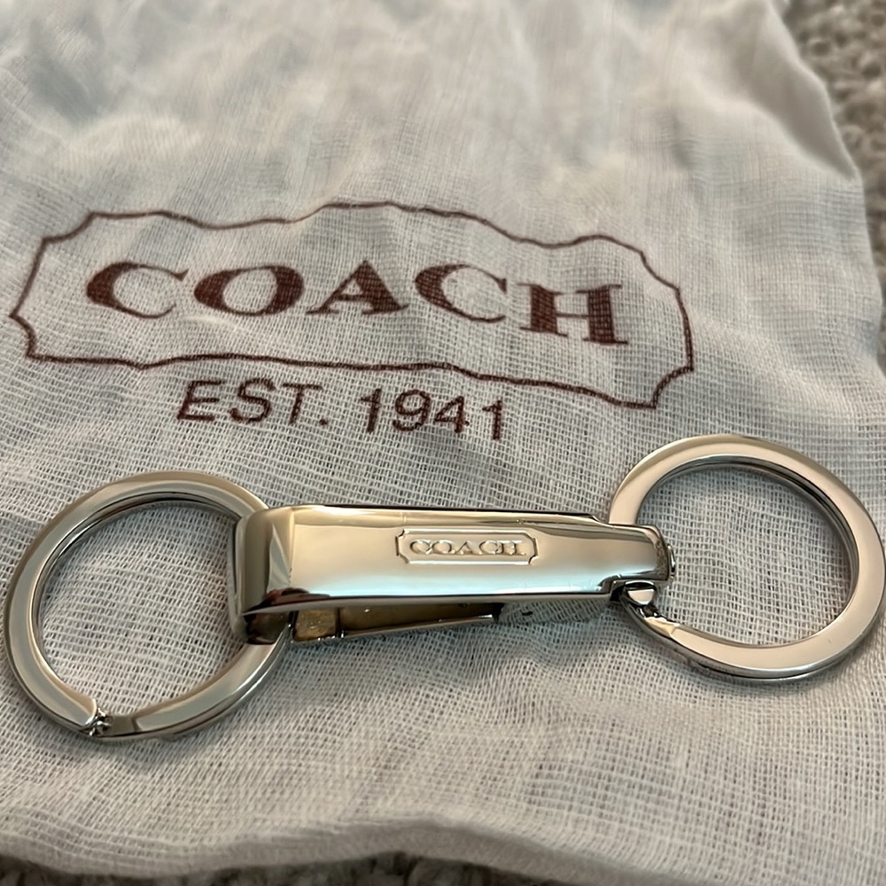 COACH Keychain with Dust Bag - Picture 2 of 4